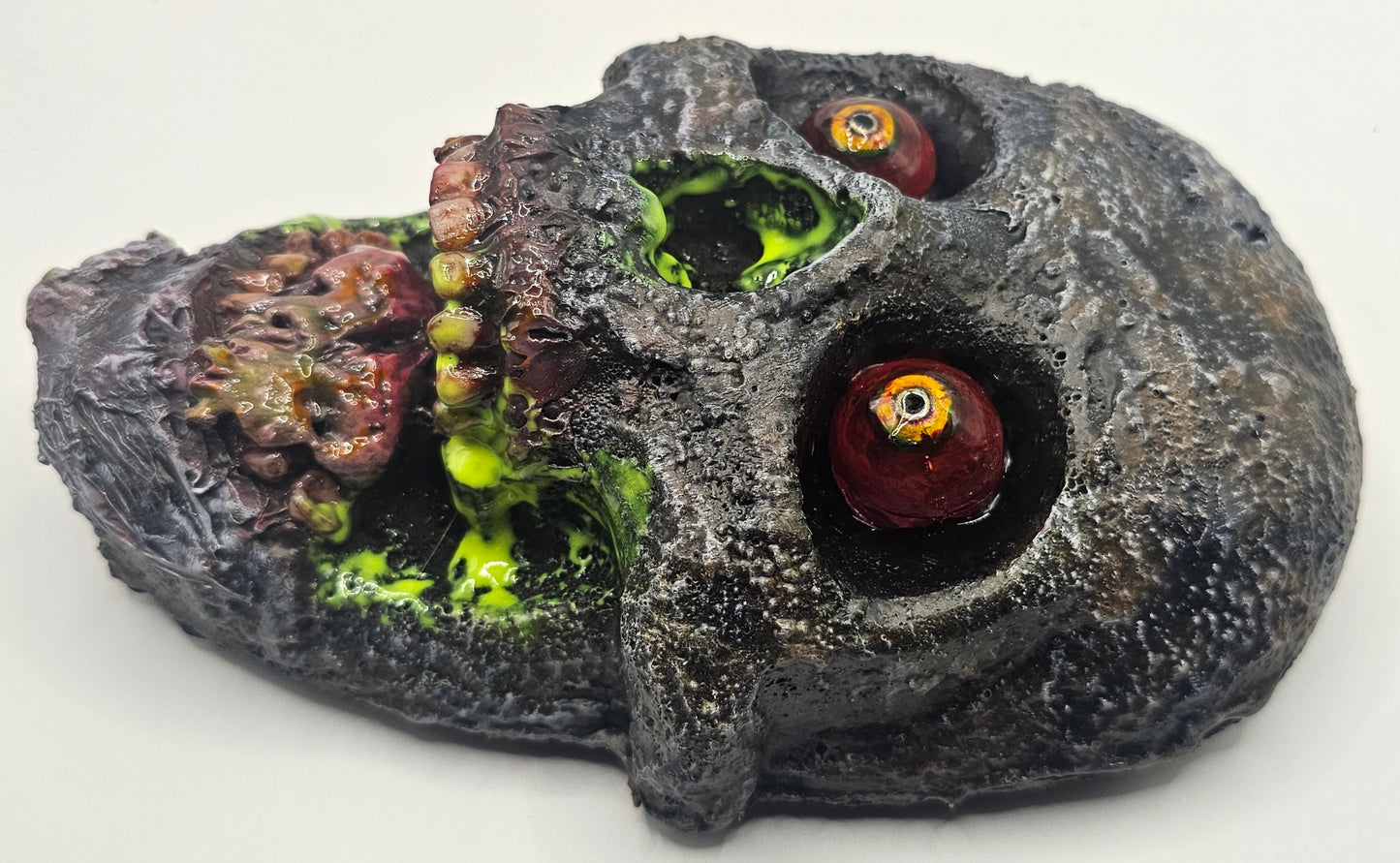 Zombie Scotty Halloween Hanger Decoration-Lighted Eyes-Glow