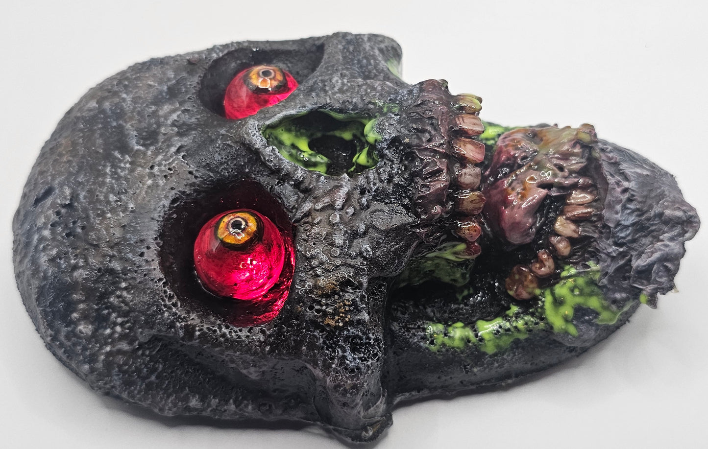 Zombie Scotty Halloween Hanger Decoration-Lighted Eyes-Glow