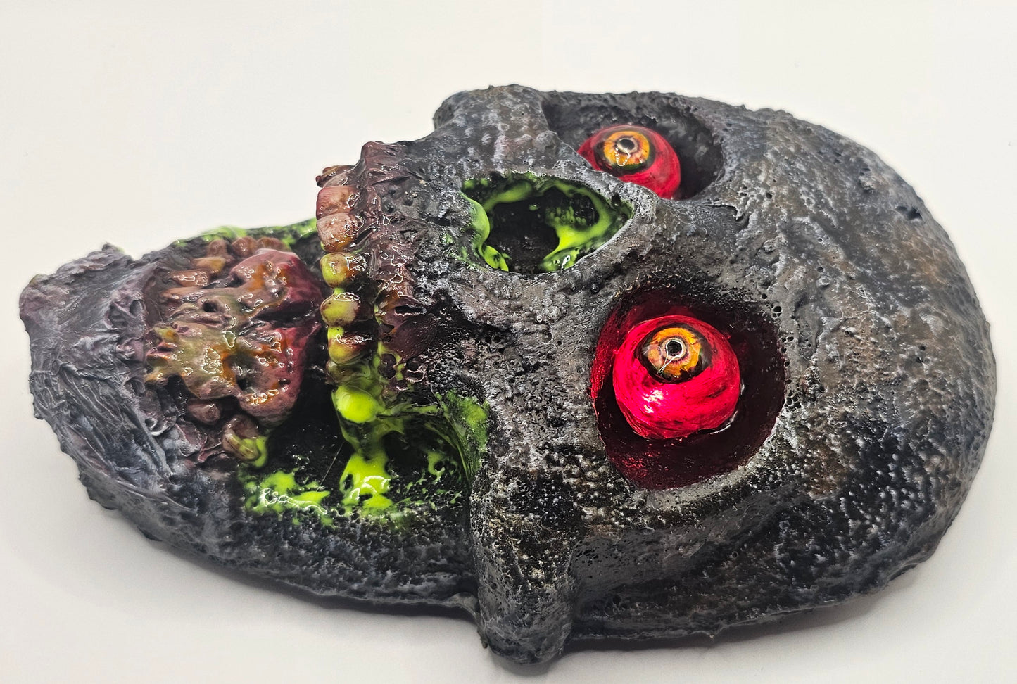 Zombie Scotty Halloween Hanger Decoration-Lighted Eyes-Glow