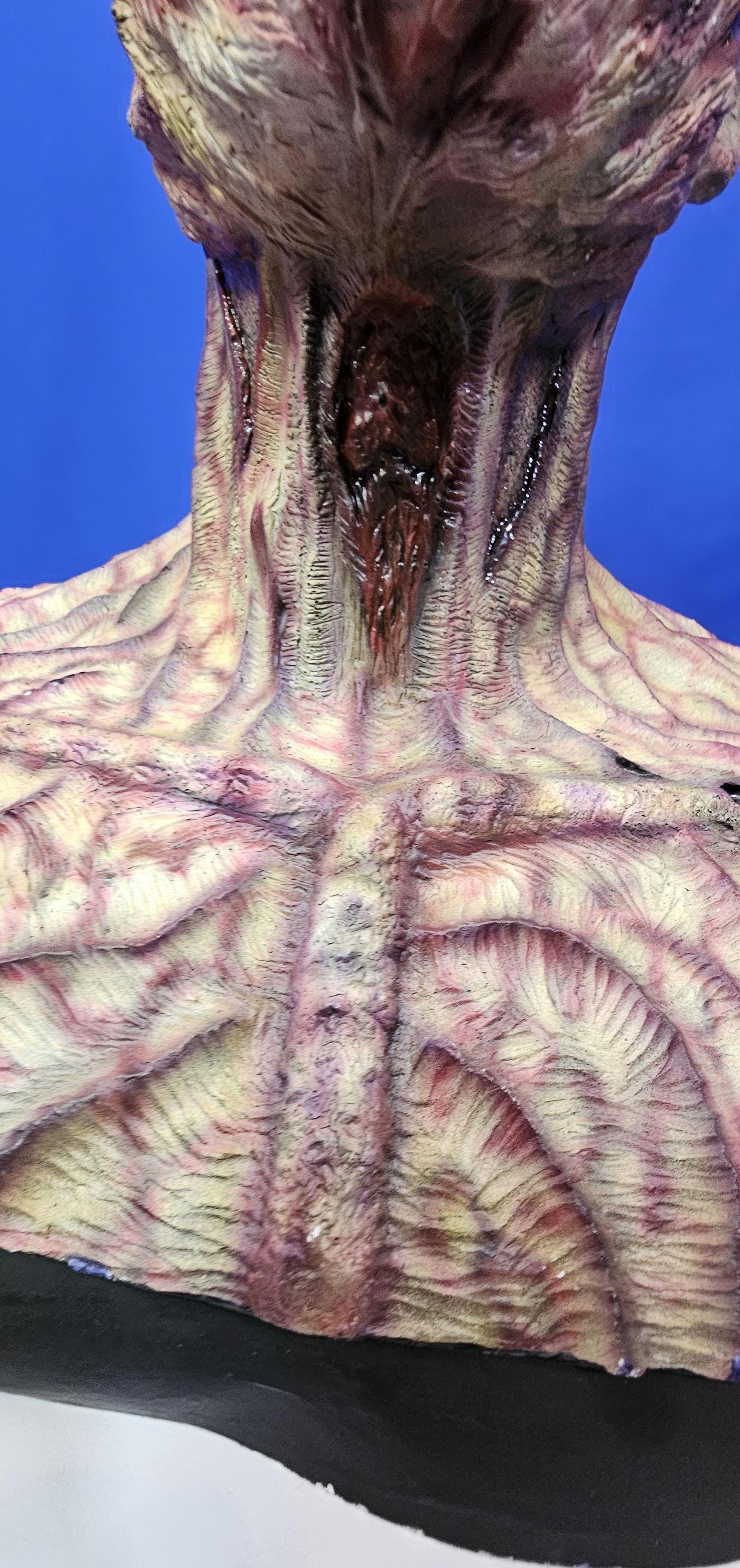 The Walking Dead inspired walker bust signed by 2 actors.